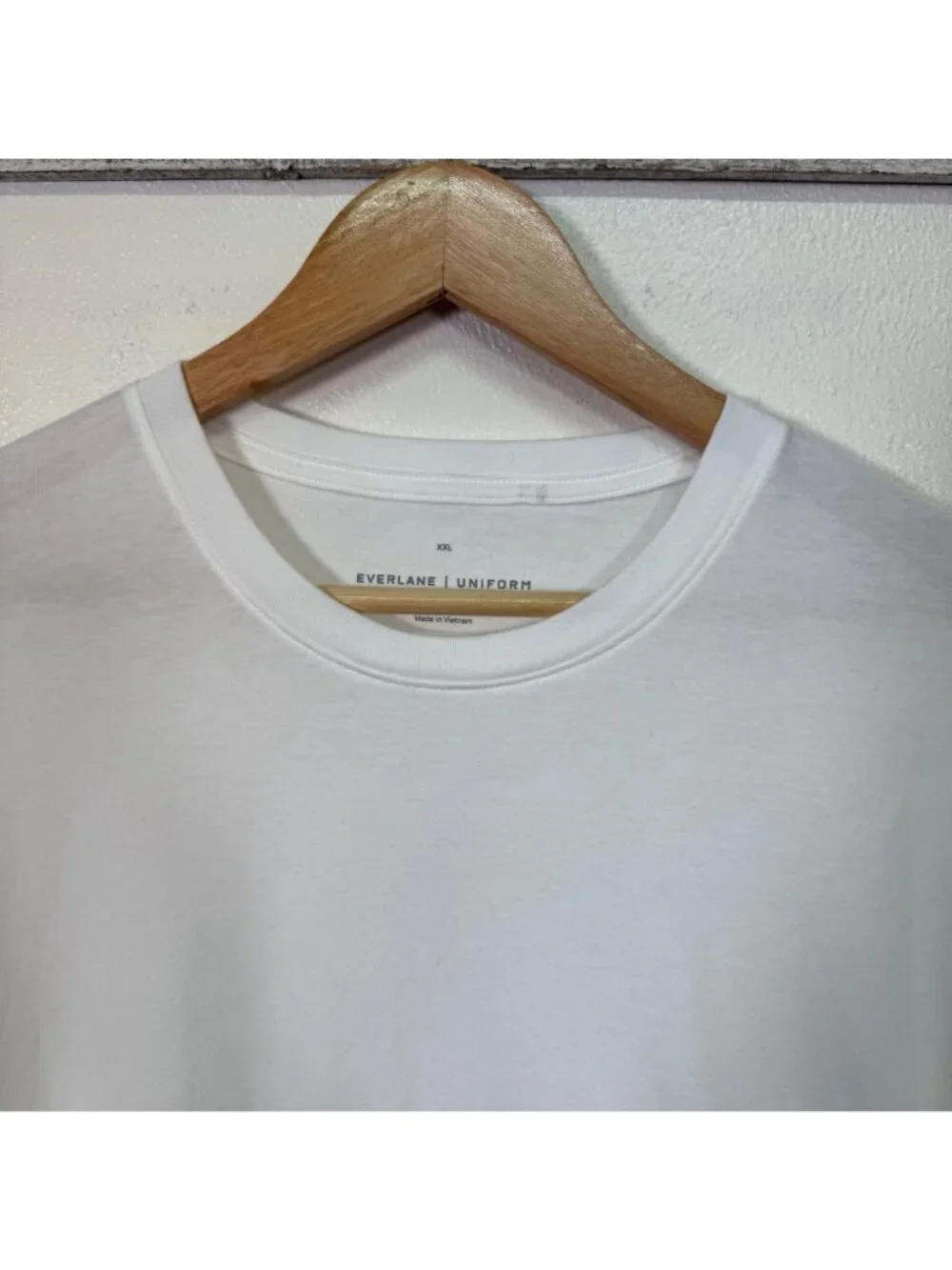 Everlane Mens Organic Cotton T-Shirt White Uniform Collection Crew XXL Neutral - Picture 6 of 12